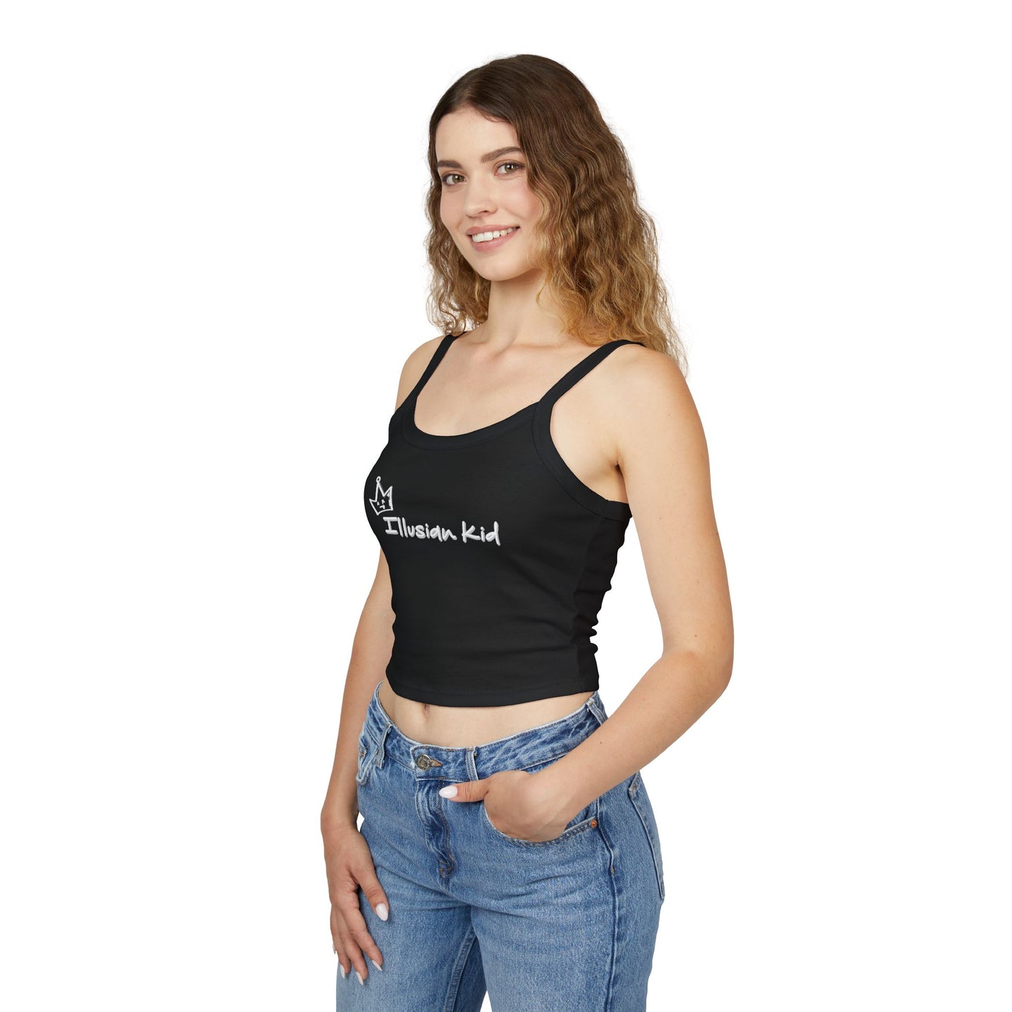 Women's Illusian Queen Spaghetti Strap Tank Top