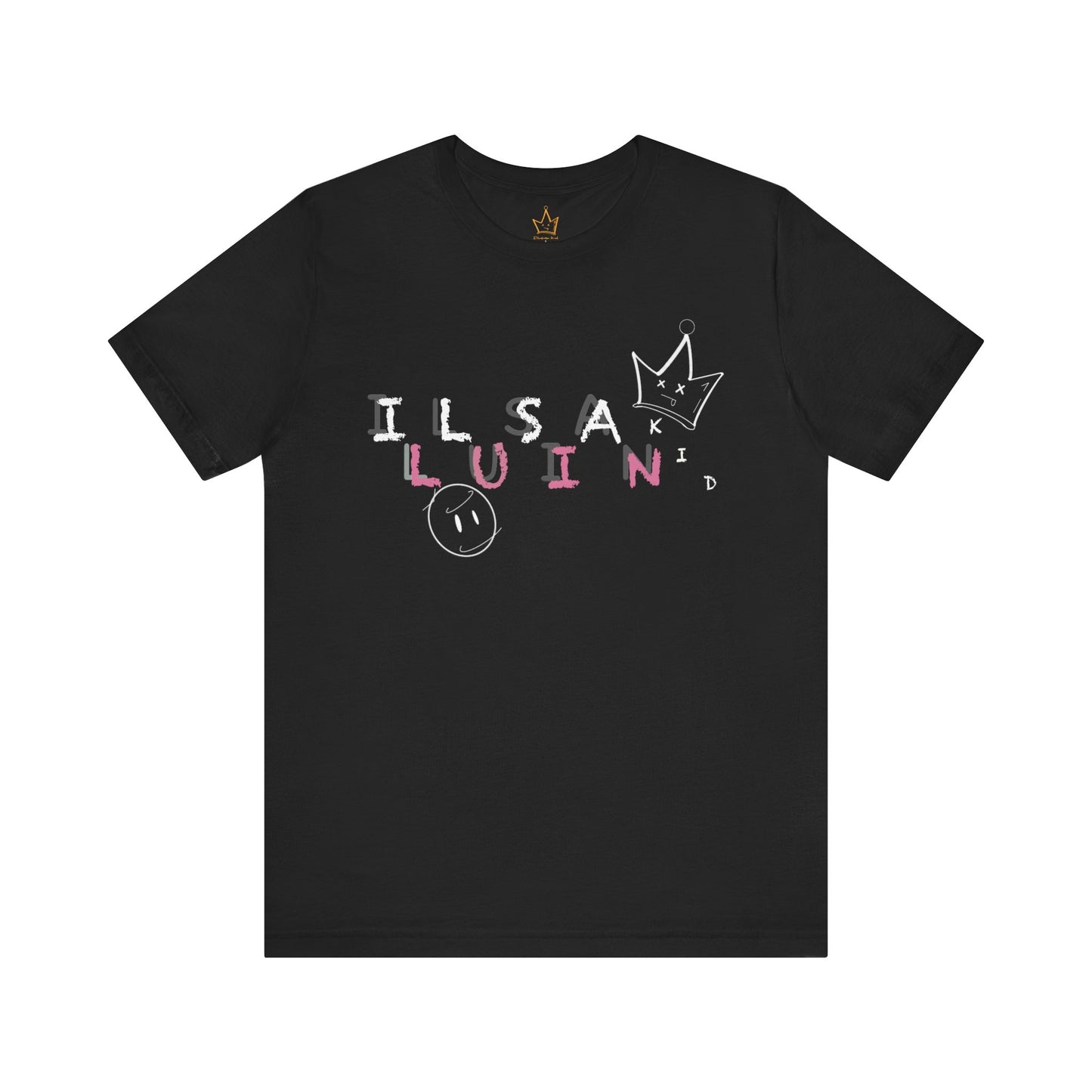 Illusian Kid Scattered Text T-Shirt