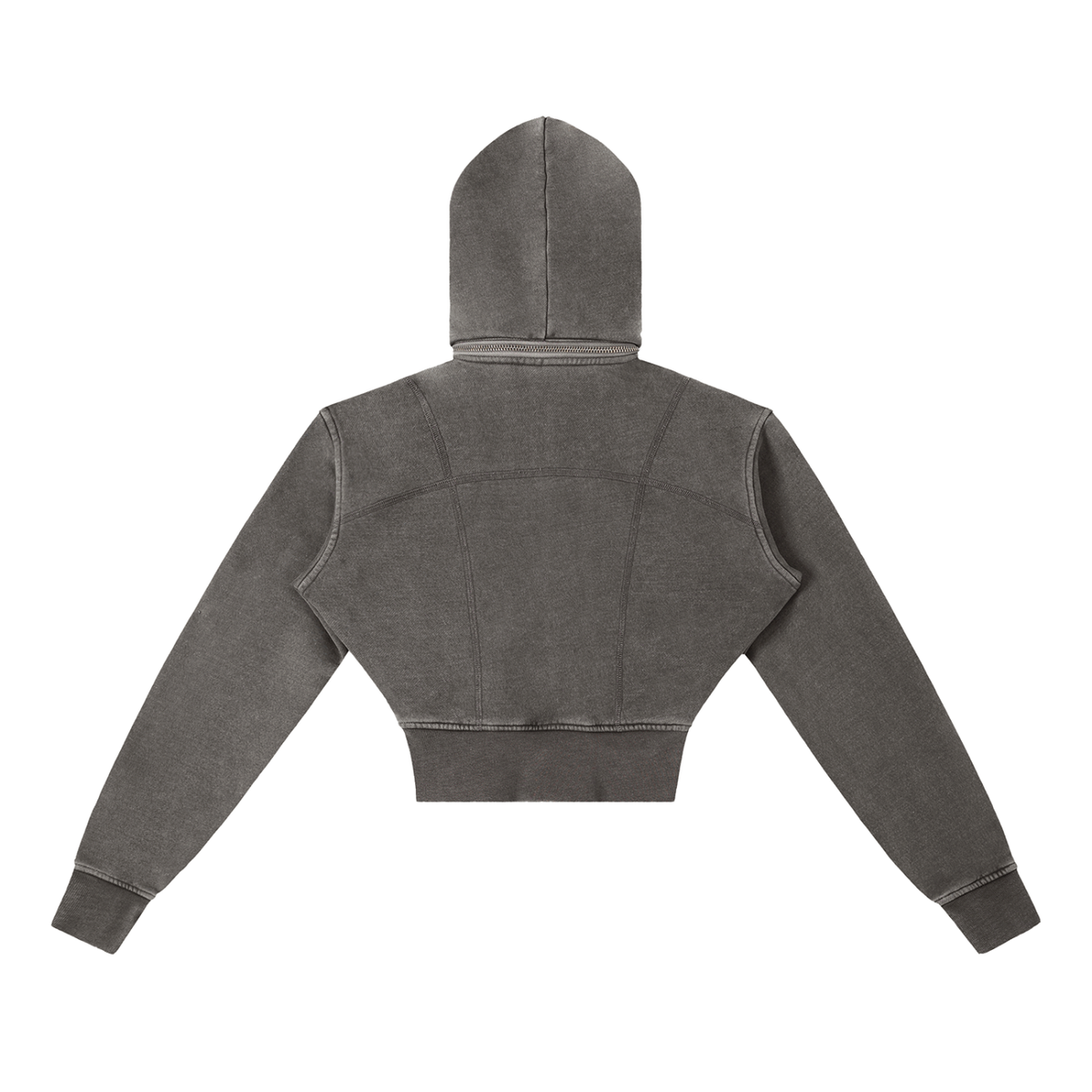 Mood Swing, Women's Vintage Washed Cropped Fleece Hoodie