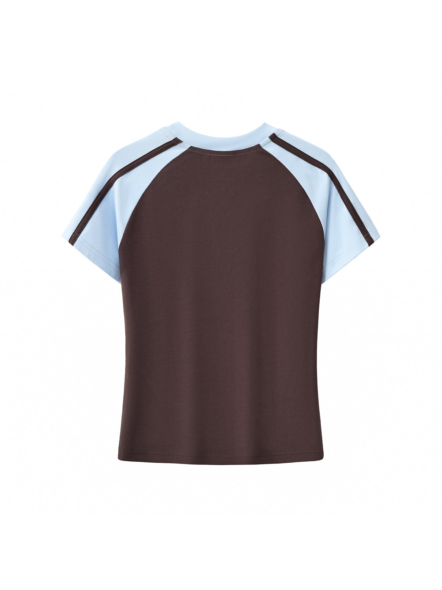 Time Ticking Stripes Women's Bodycon Raglan Sleeve T-Shirt