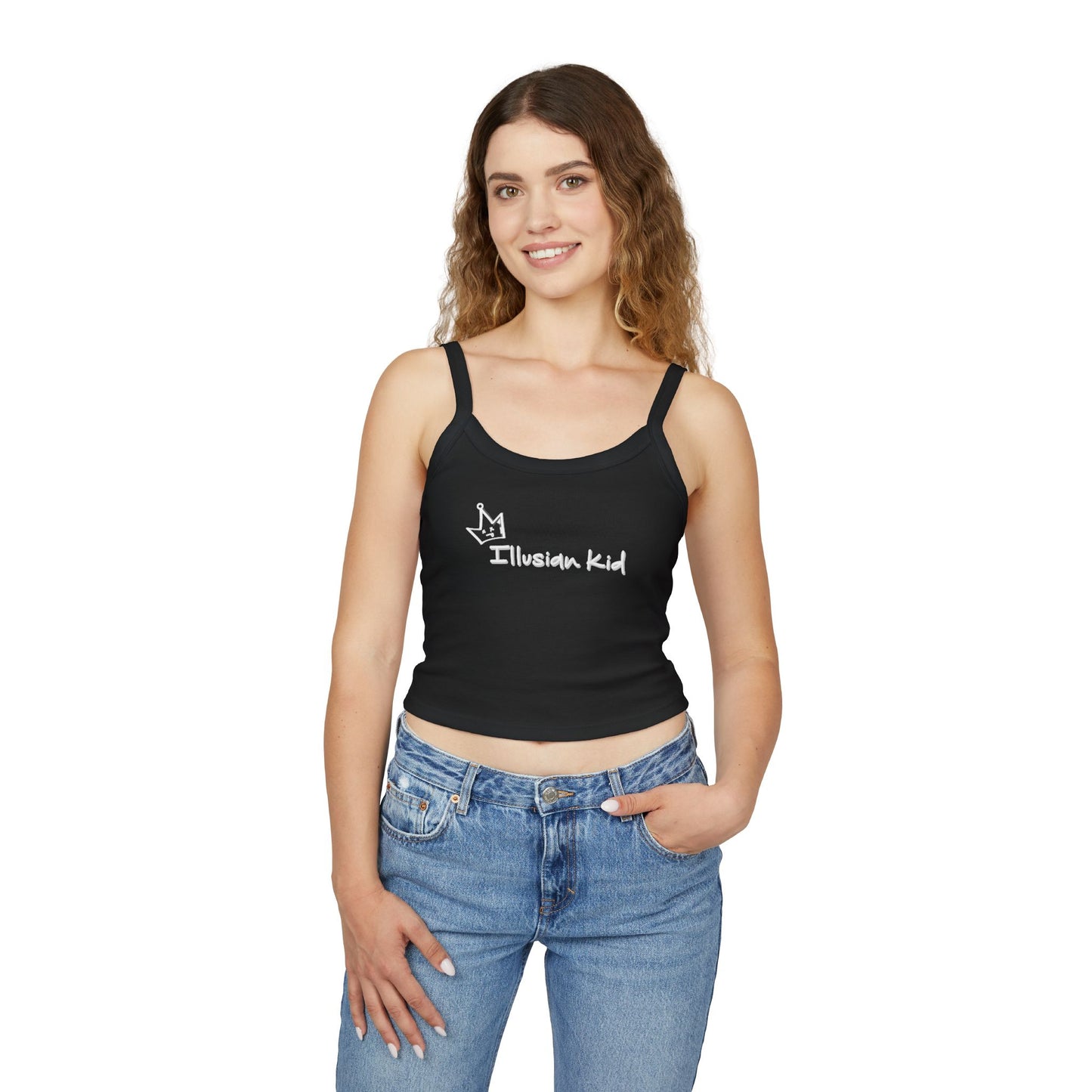 Women's Illusian Queen Spaghetti Strap Tank Top