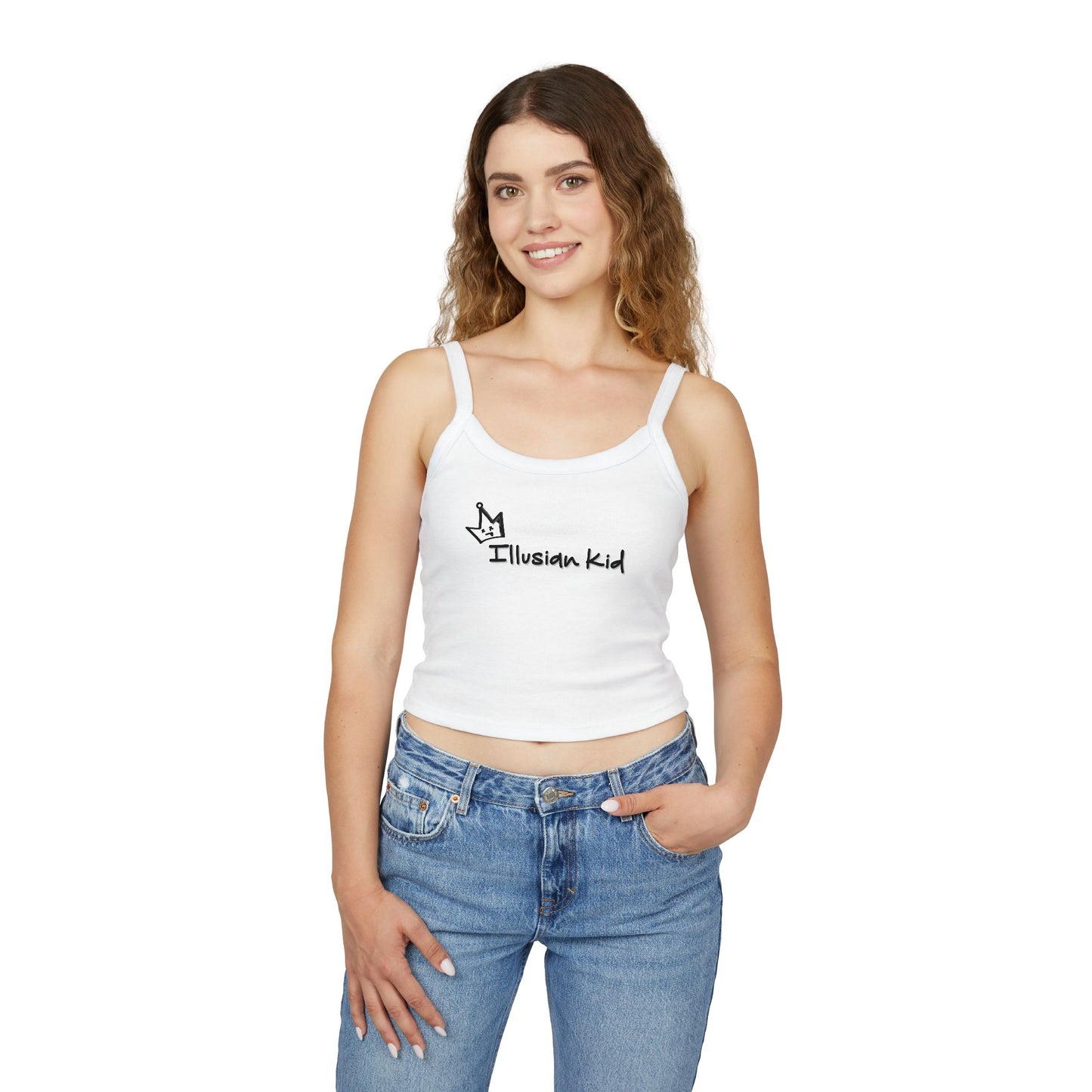 Women's Illusian Queen Spaghetti Strap Tank Top