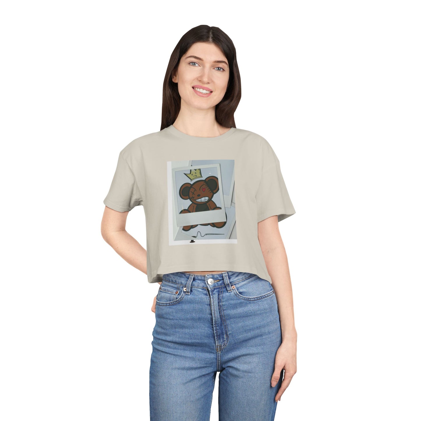Women's Broken Pieces, Picture Perfect Crop Tee
