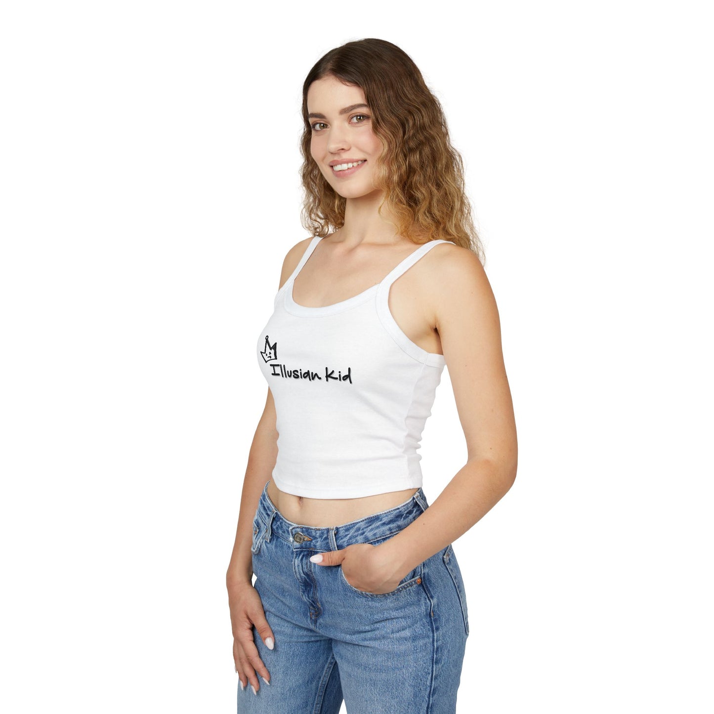 Women's Illusian Queen Spaghetti Strap Tank Top