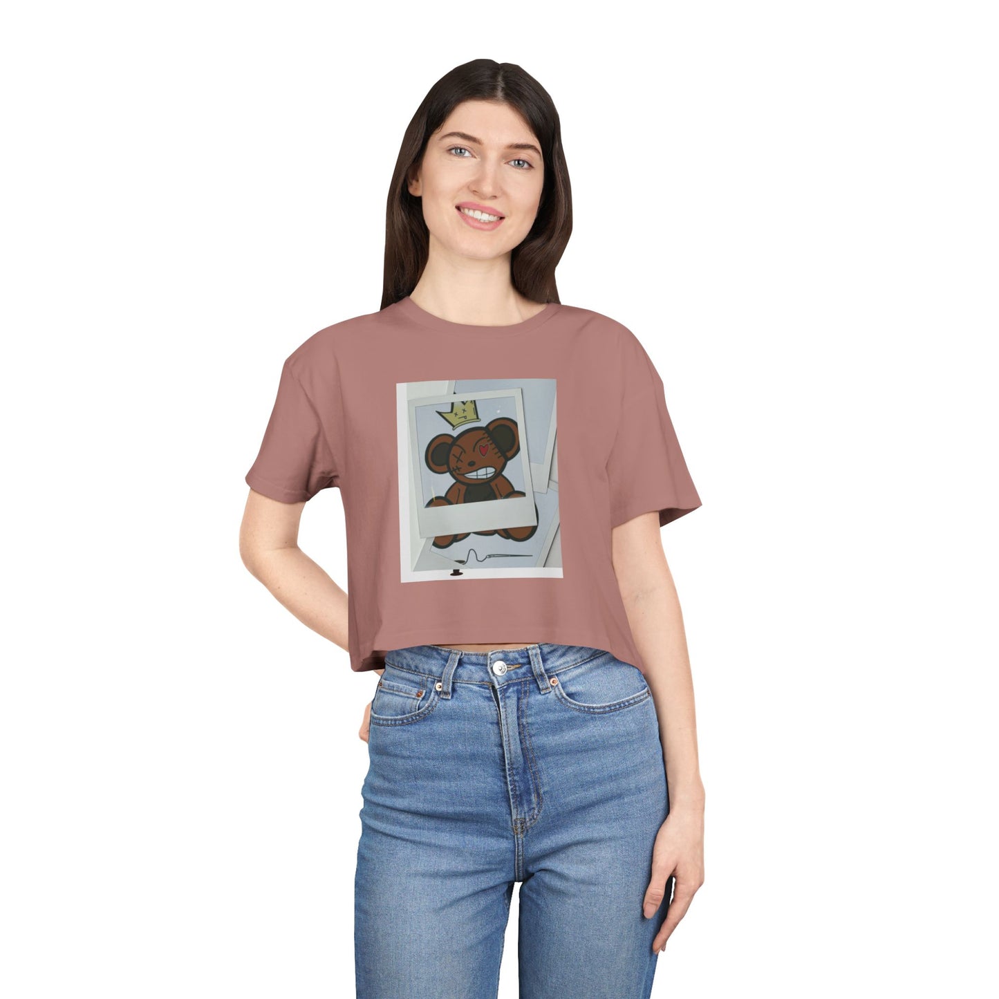 Women's Broken Pieces, Picture Perfect Crop Tee