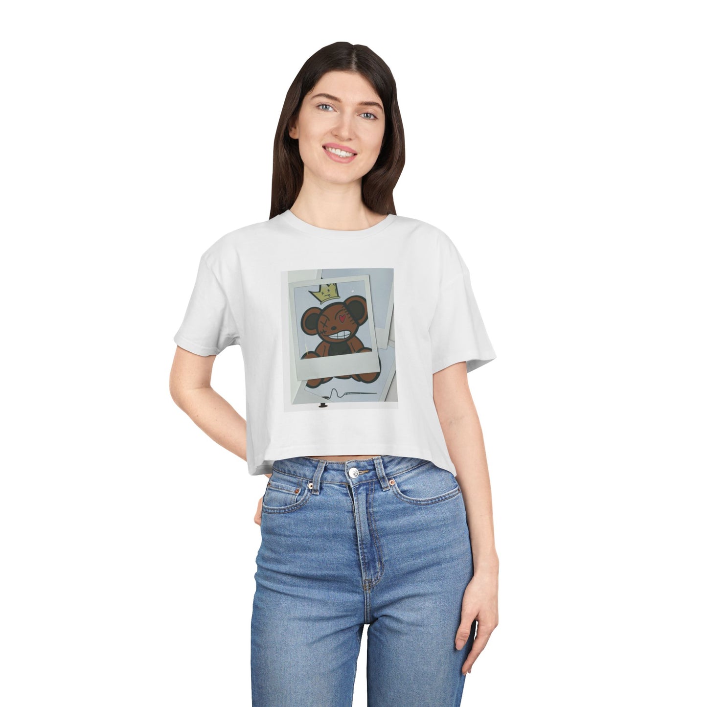 Women's Broken Pieces, Picture Perfect Crop Tee