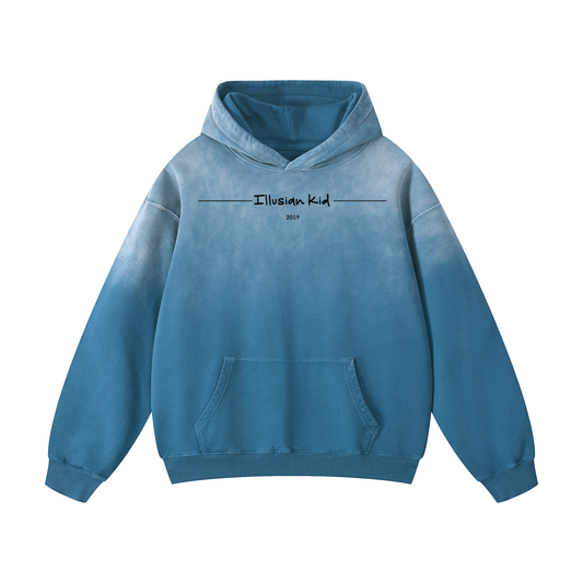 Simple Illusian, Heavyweight Sunfade Oversized Hoodie