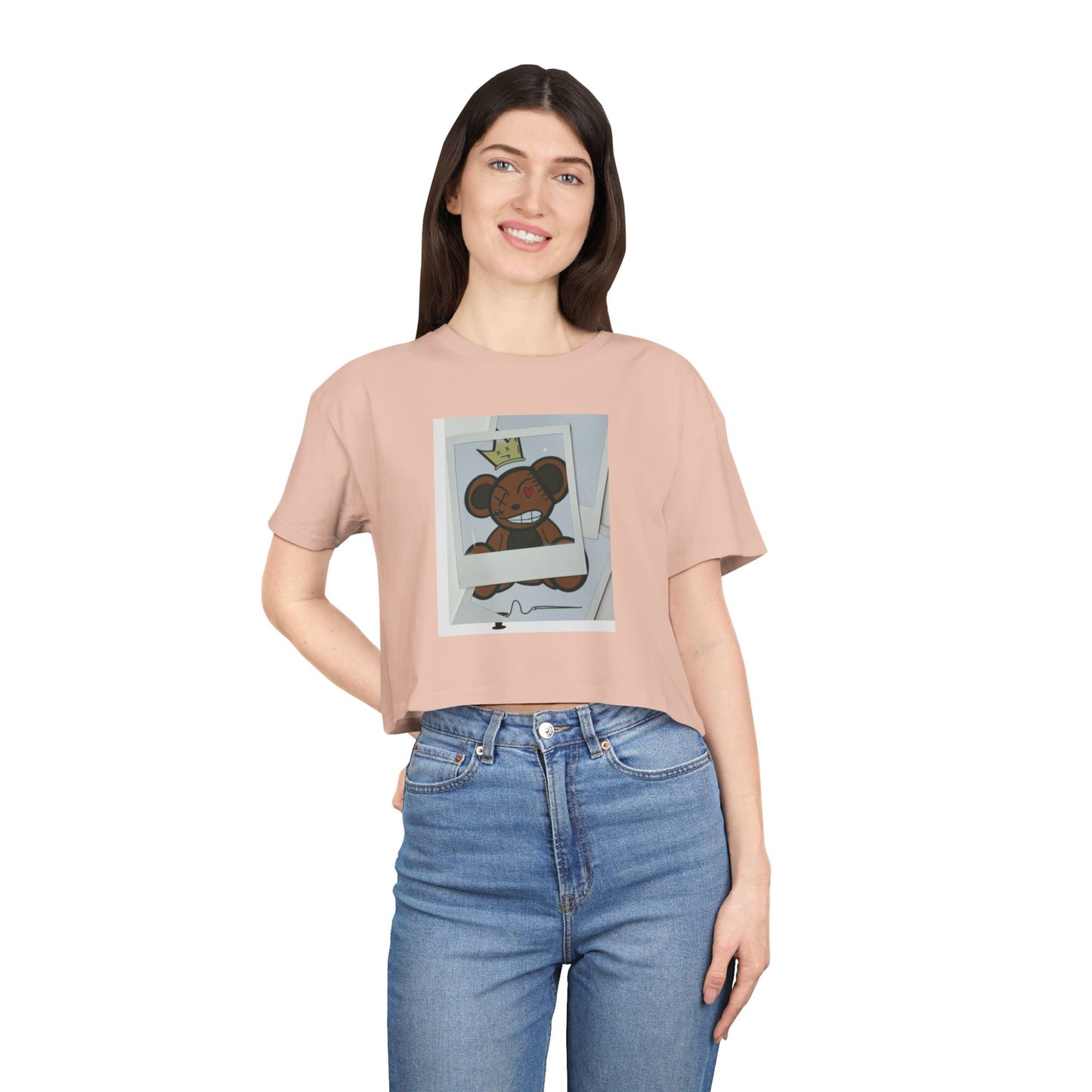 Women's Broken Pieces, Picture Perfect Crop Tee