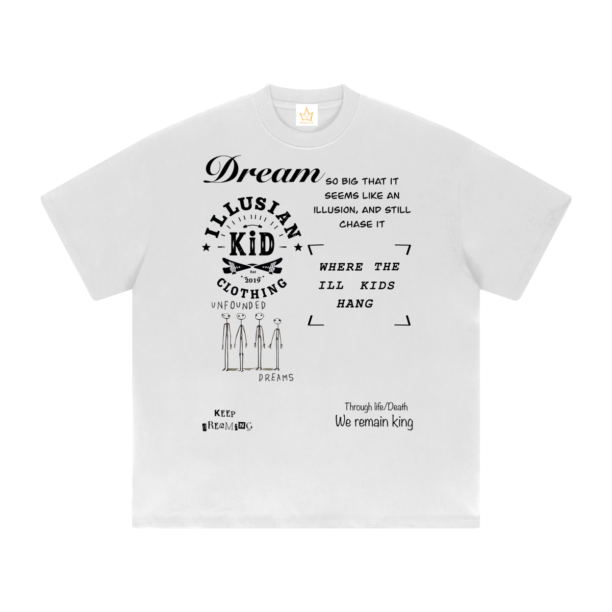 Dream Chasing, Heavyweight Drop Shoulder T-Shirt