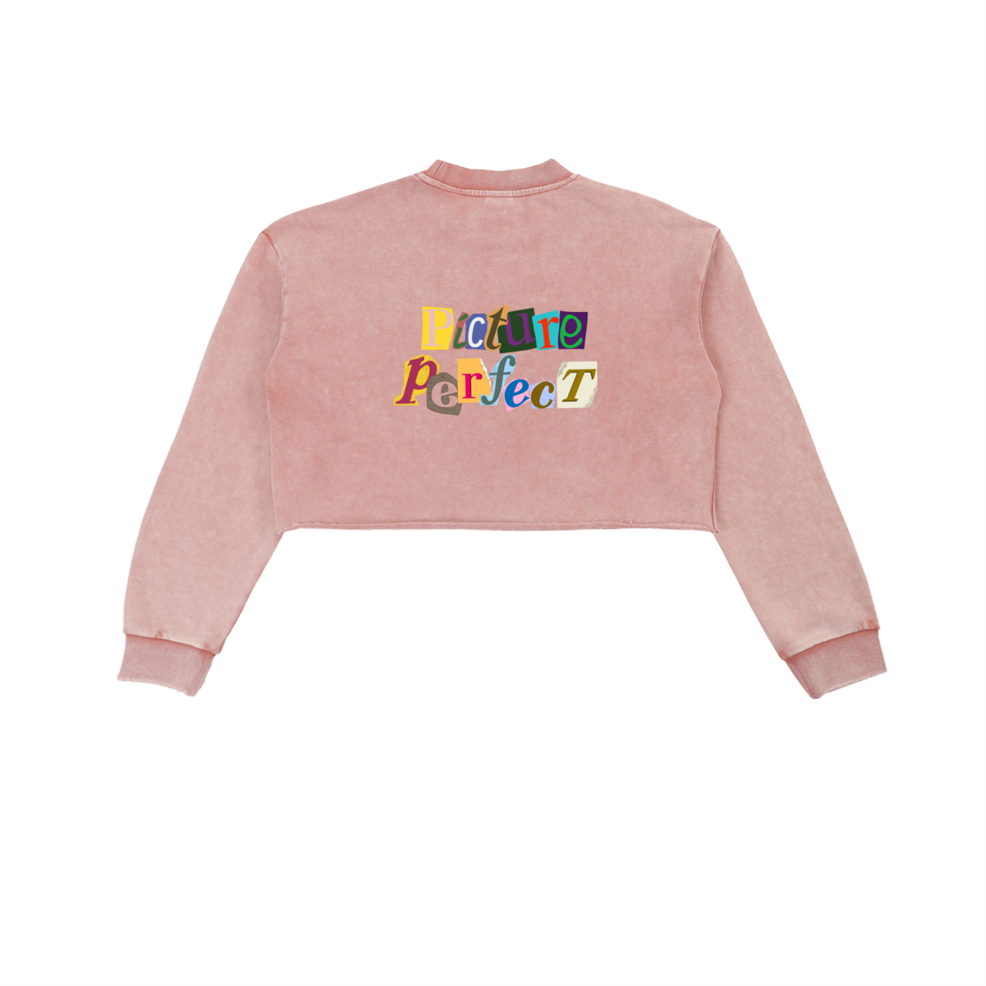 Picture Perfect  Women's Snow Washed Cropped Sweatshirt