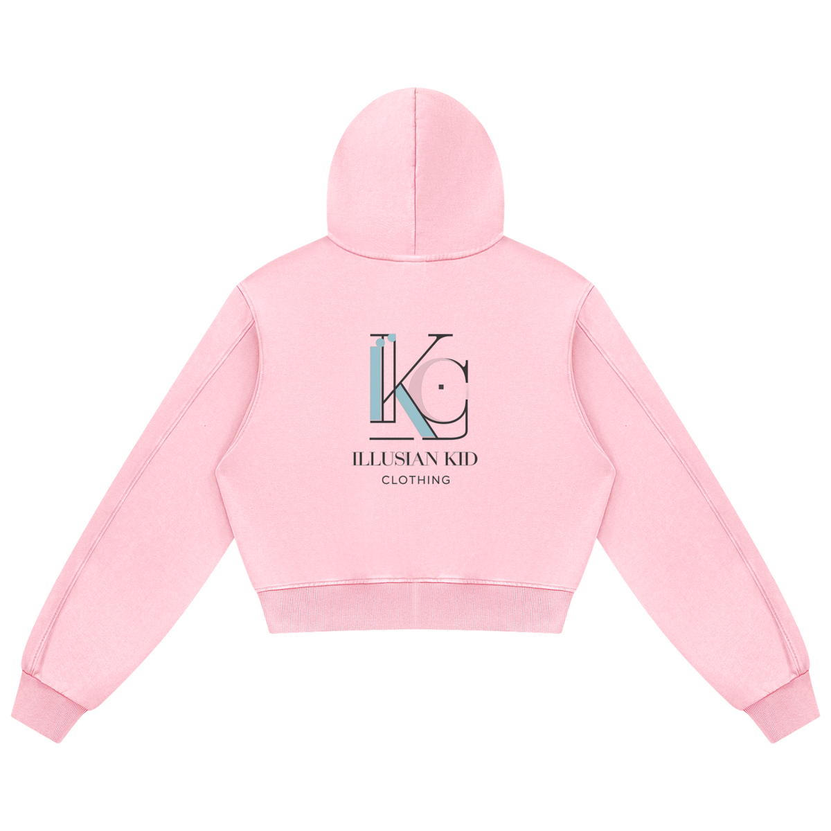 2019 Illusian Kid, Women's Mineral Wash Full Zip Hoodie