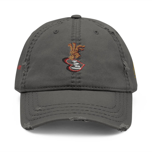 Falling In Love Distressed Embroidered Dad Hat