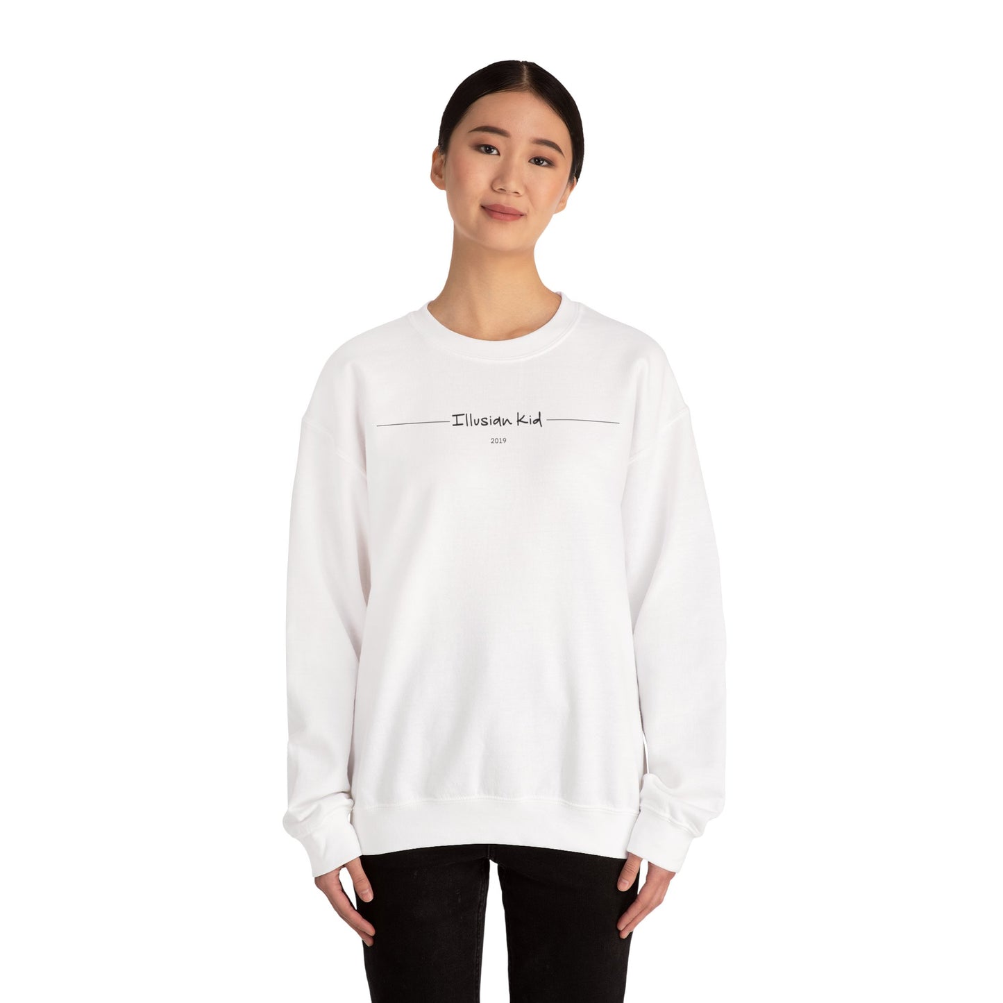 Illusian Kid Simple Lettering Sweatshirt