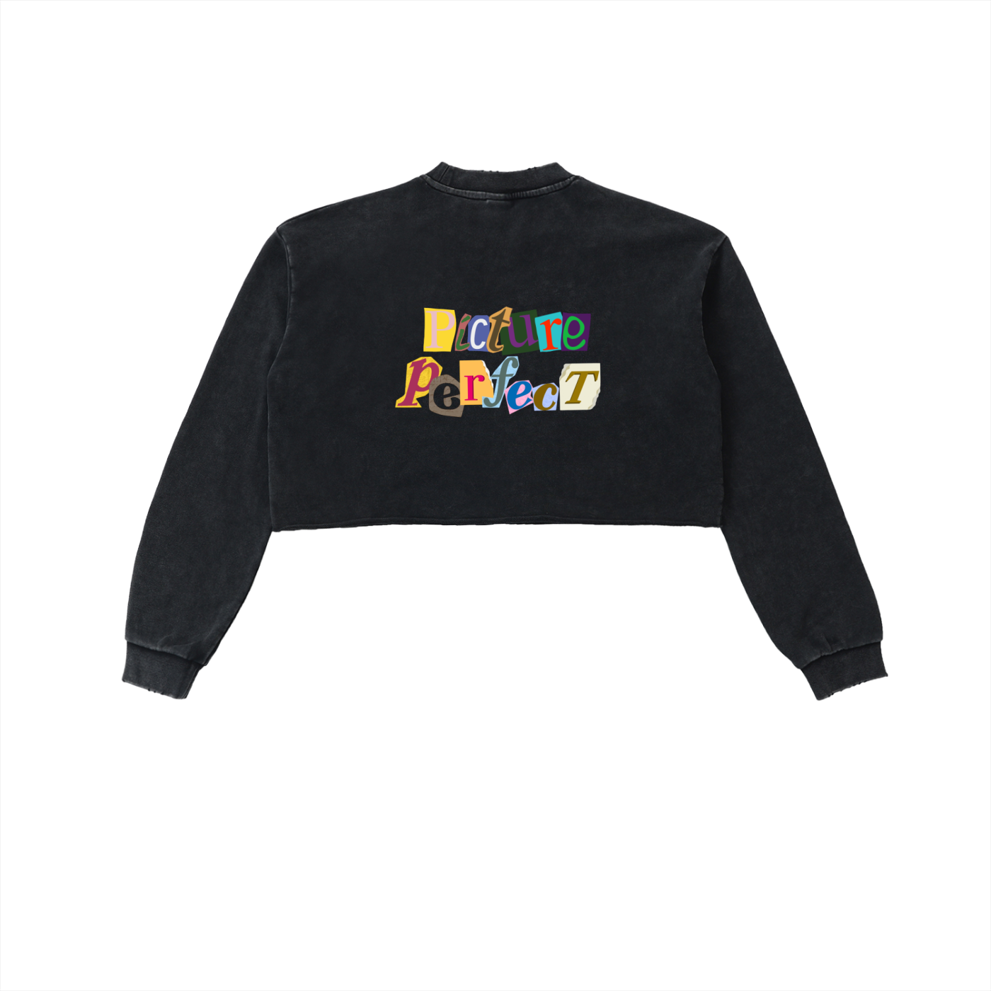 Picture Perfect  Women's Snow Washed Cropped Sweatshirt