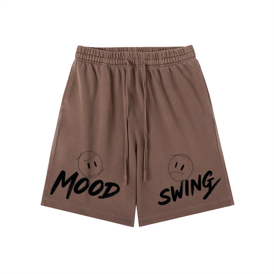 Mood Swing, Vintage Wash Cotton Shorts