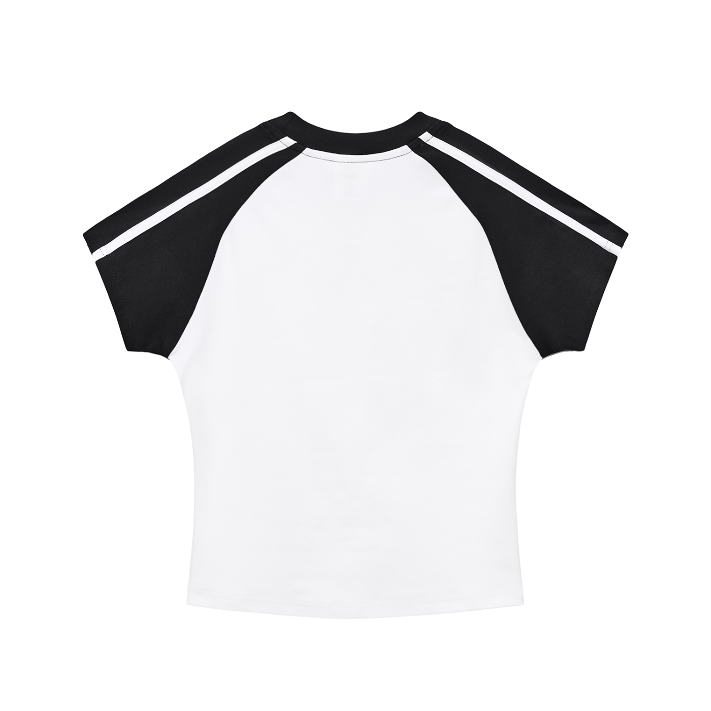 Time Ticking Stripes Women's Bodycon Raglan  Sleeve T-Shirt