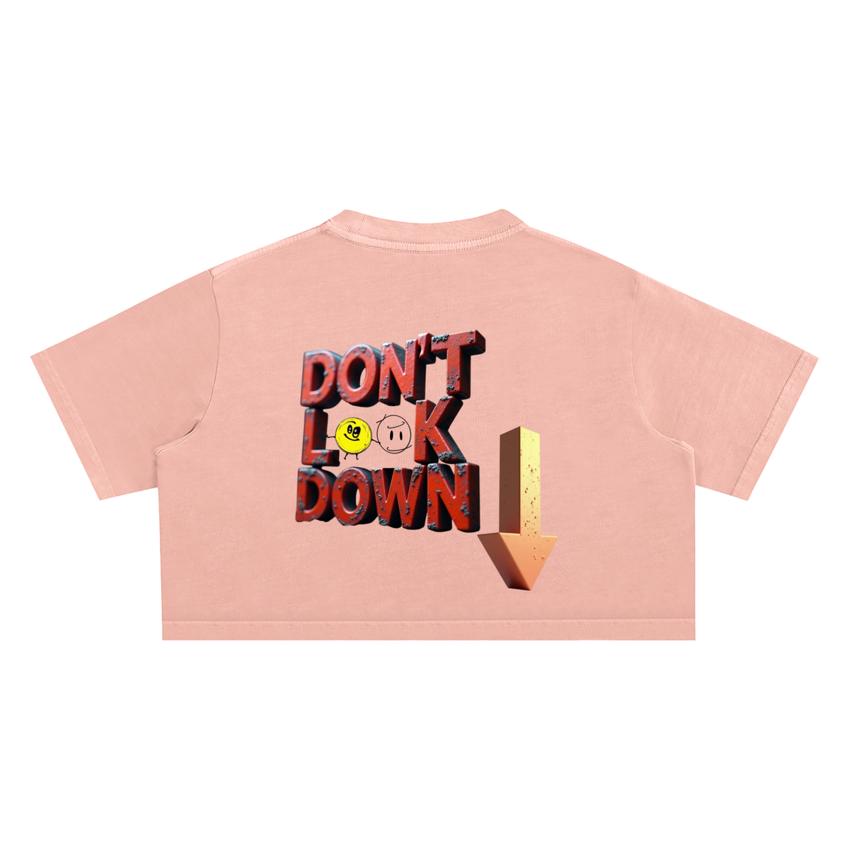 Life Is Electrifying, Women's Snow Washed Crop Top