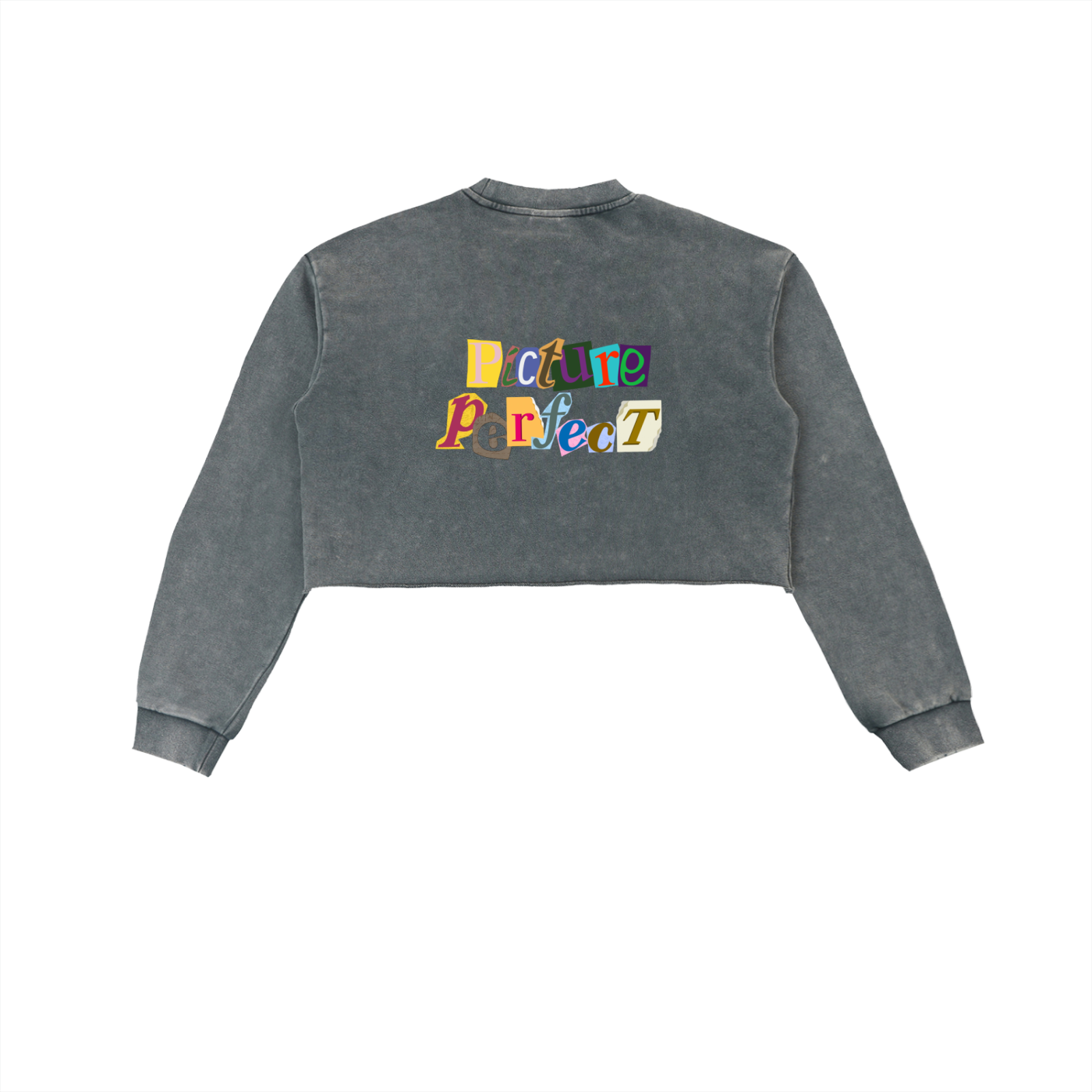 Picture Perfect  Women's Snow Washed Cropped Sweatshirt