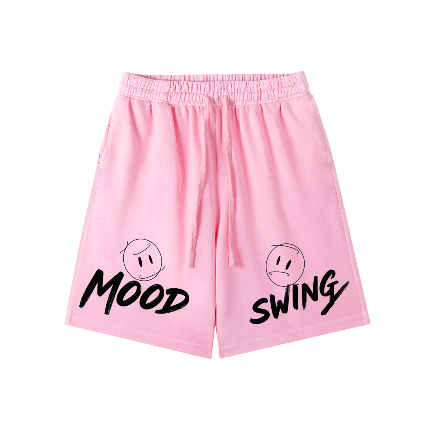 Mood Swing, Vintage Wash Cotton Shorts