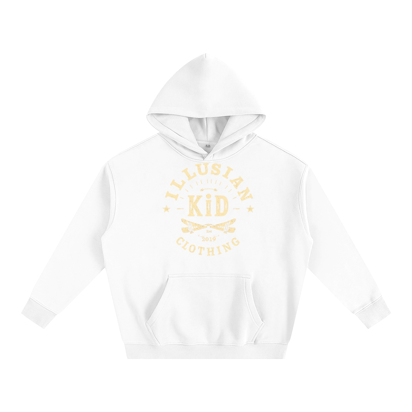 Where The Ill Kids Hang, Oversize Fleeced Hoodie