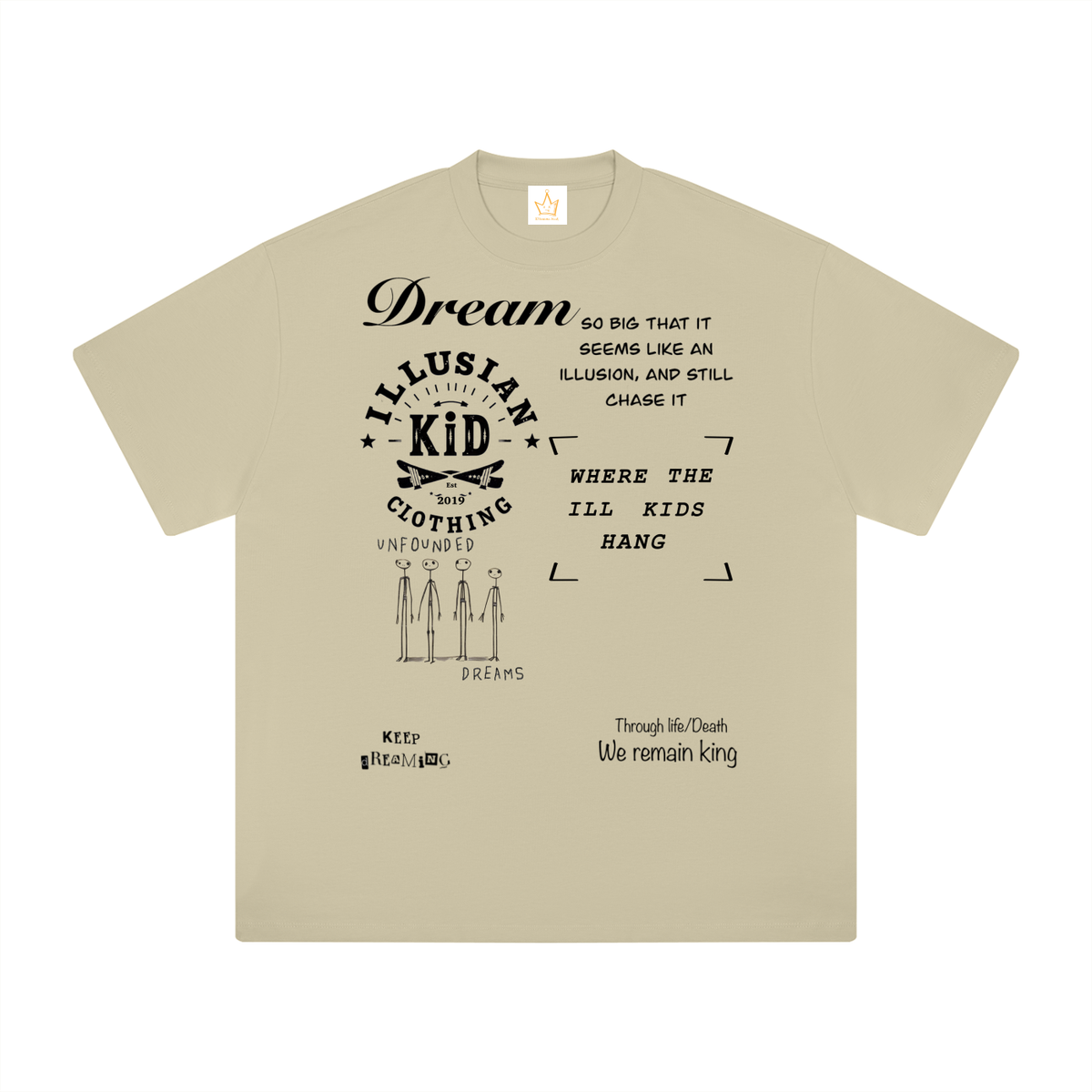 Dream Chasing, Heavyweight Drop Shoulder T-Shirt
