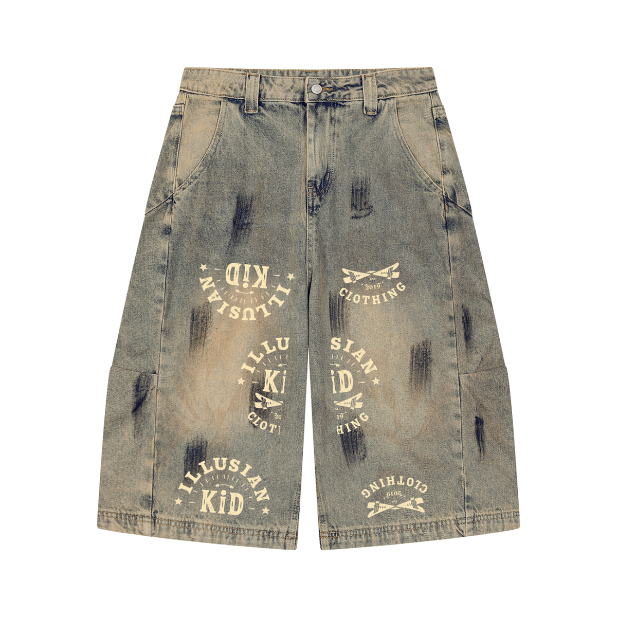 the Circle, Men’s Vintage Wash Demin Jeans