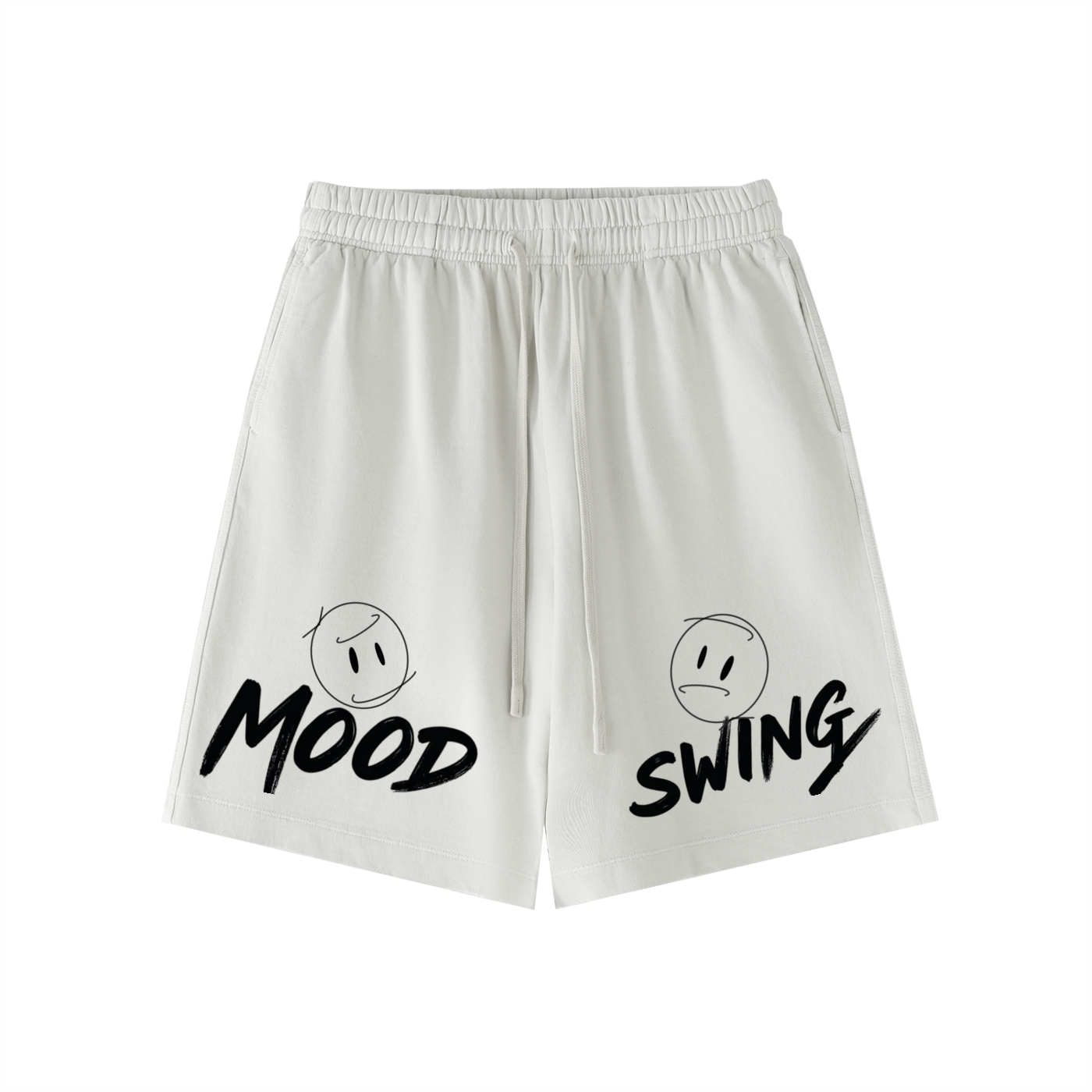 Mood Swing, Vintage Wash Cotton Shorts